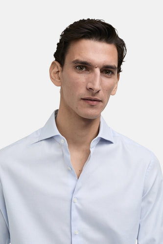 Chemise à manches longues - bleu - MANGO