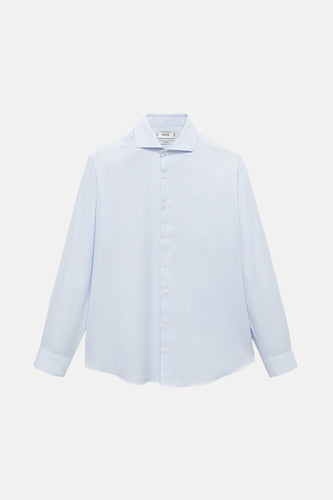 Chemise à manches longues - bleu - MANGO