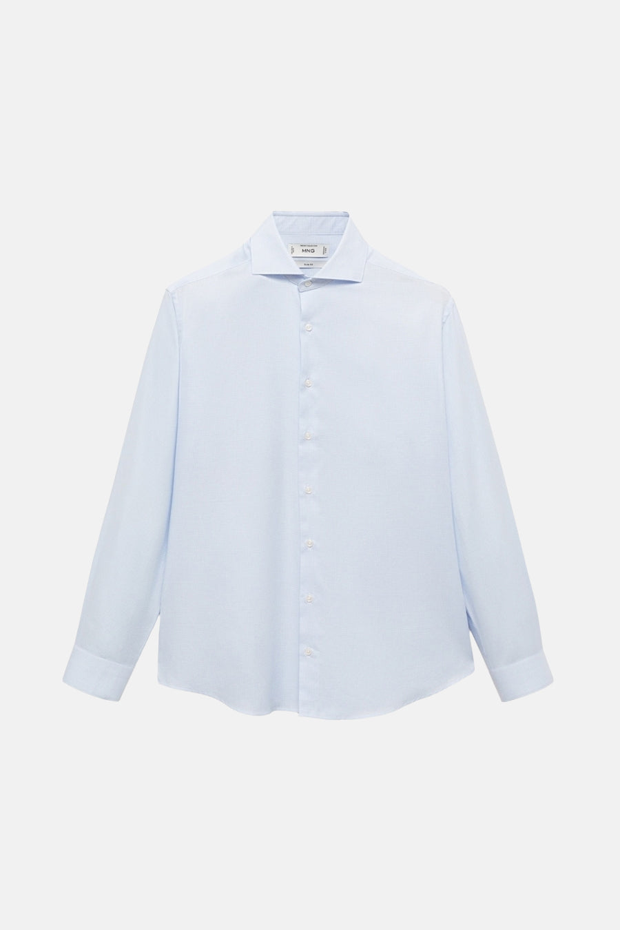 Chemise à manches longues - bleu - MANGO