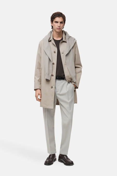 Veste longue Blanc - Mango