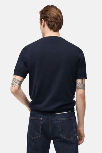 T-shirt à manches courtes - Bleu foncé - MANGO