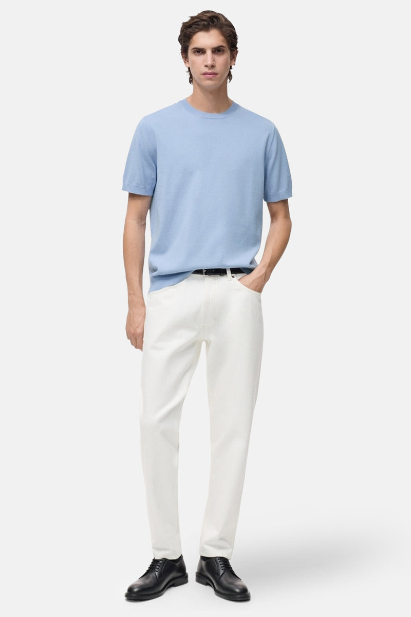 T-shirt (manches courtes) Bleu - MANGO