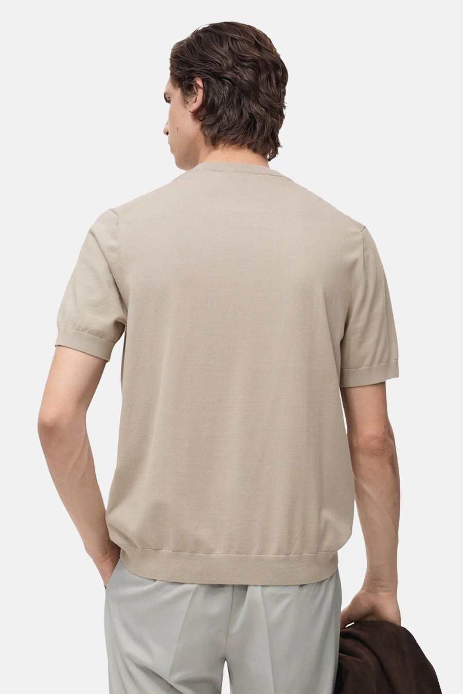 T-shirt à manches courtes - Beige - MANGO