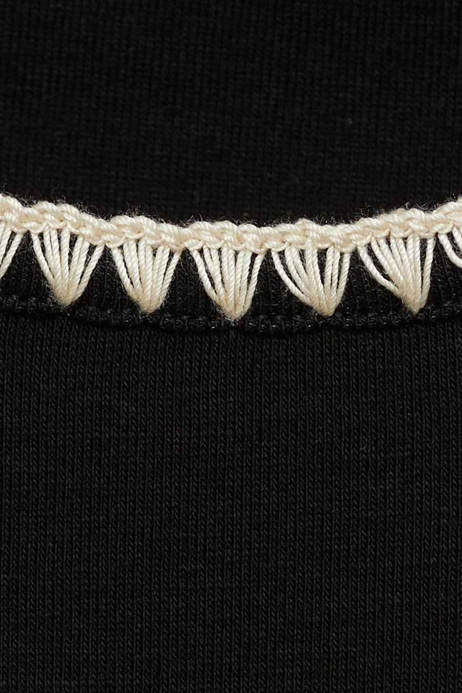 Top uni manche courte Noir - Mango