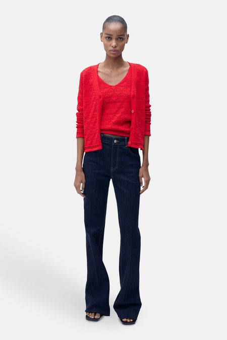 Gilet rouge - MANGO