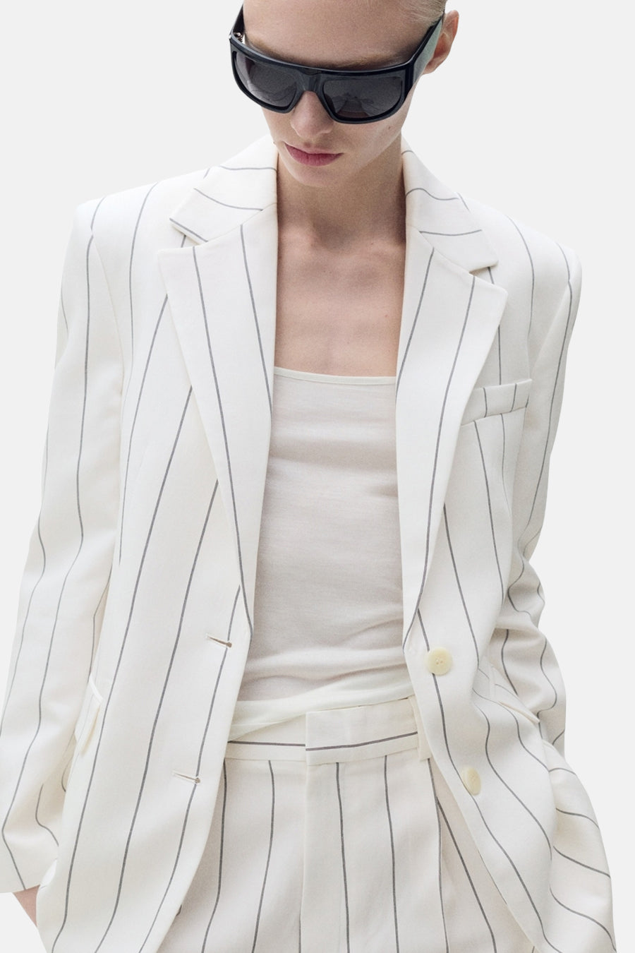 Blazer - Blanc - MANGO