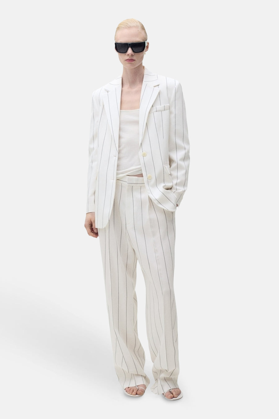 Blazer - Blanc - MANGO