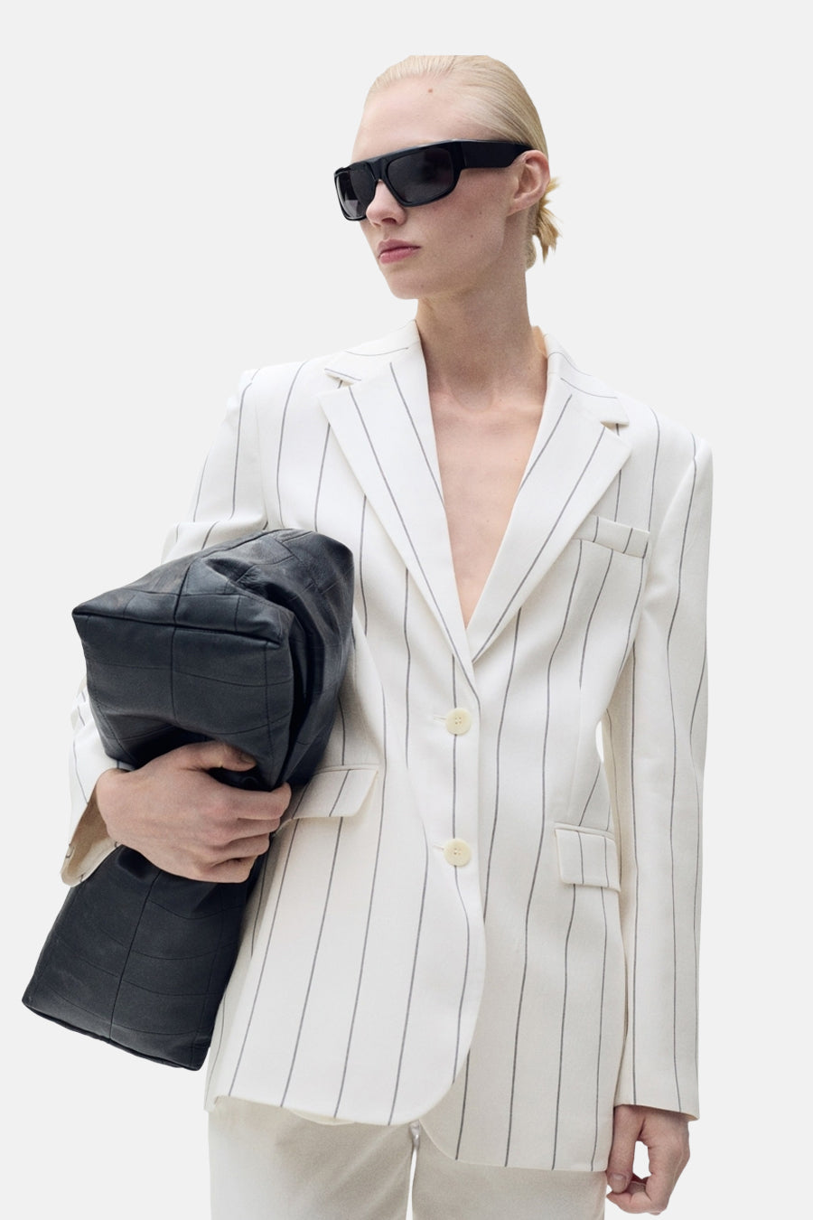 Blazer - Blanc - MANGO