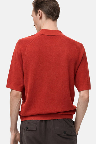 Polo à manches courtes - rouge - MANGO