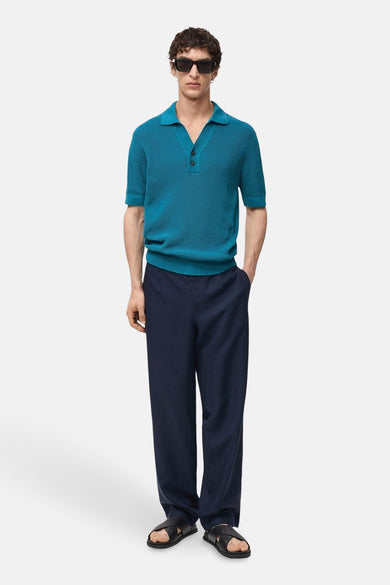 Polo à manches courtes - Turquoise