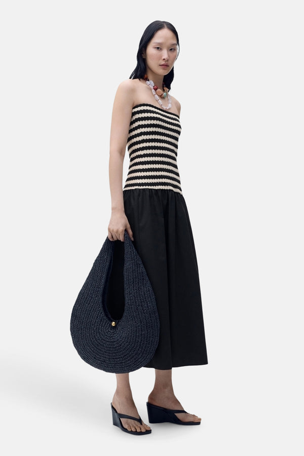 	Dames tops kleed zonder mouw Multicolore - MANGO