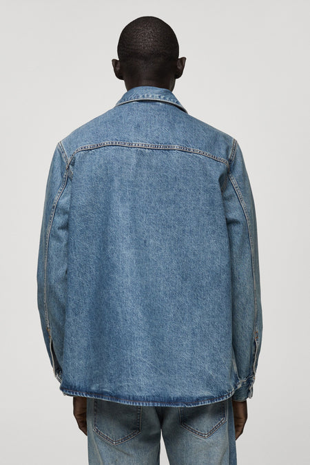 Chemise en jean - mid blue denim