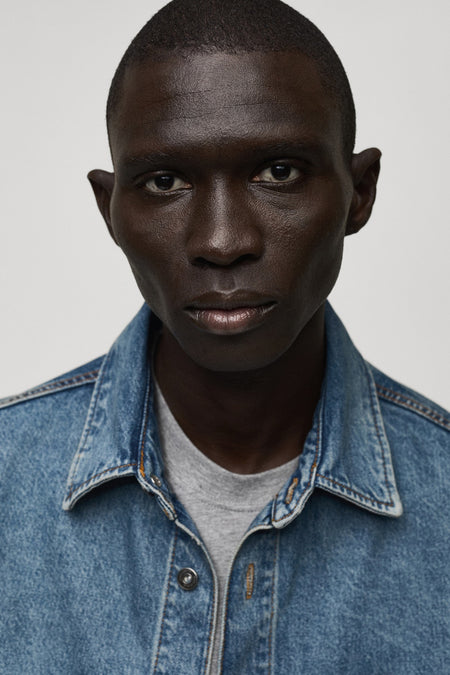 Chemise en jean - mid blue denim