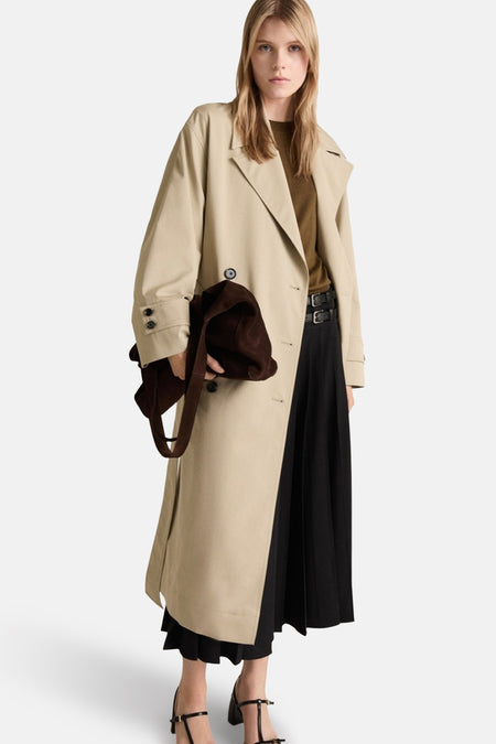Veste longue Brun - Mango