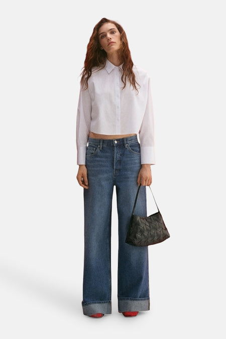 Chemise à manches longues - blanc