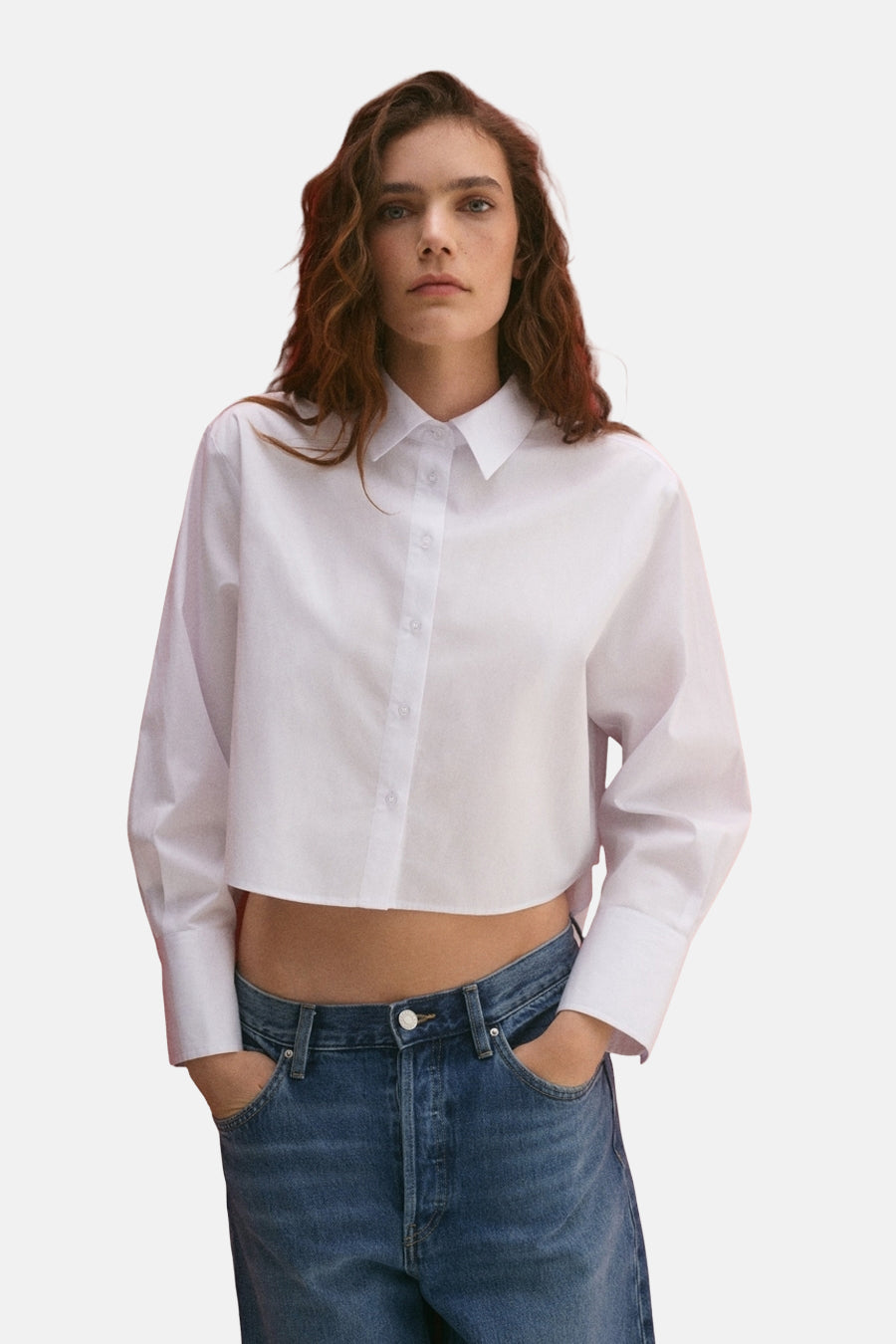 Chemise à manches longues - blanc - MANGO