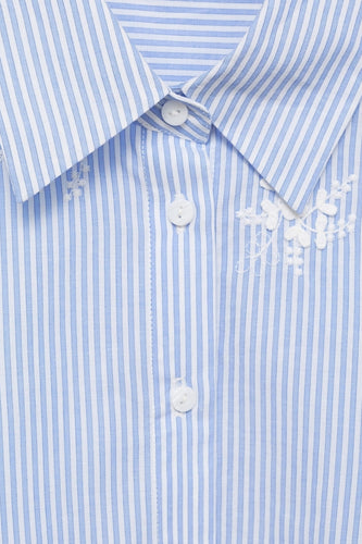 Chemise à manches longues - Bleu