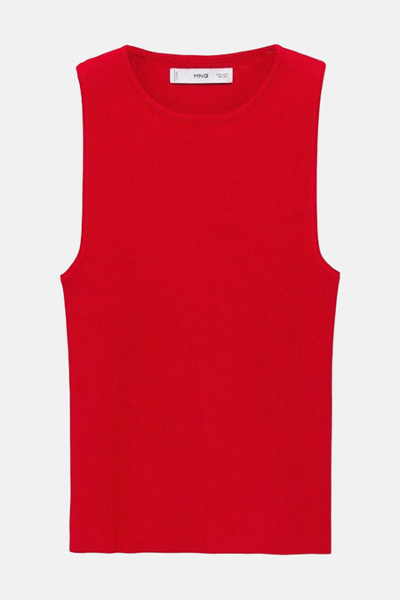 Top (sans manches) Rouge - Mango