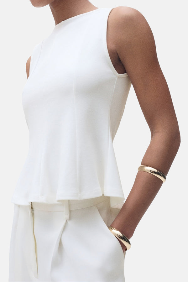 Top (sans manches) Blanc - Mango