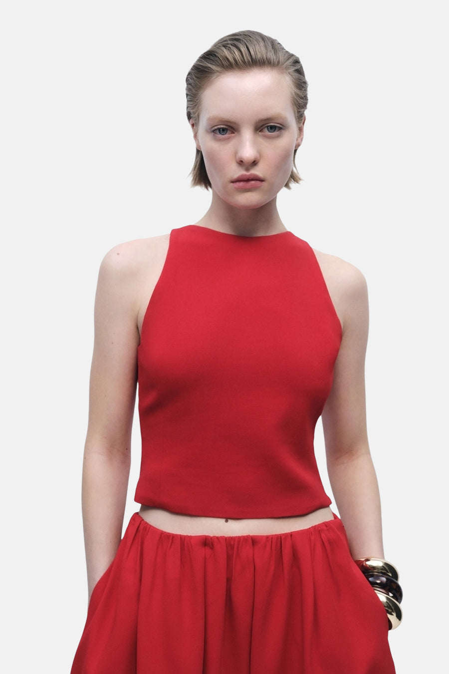 Blouse - rouge - MANGO - 1