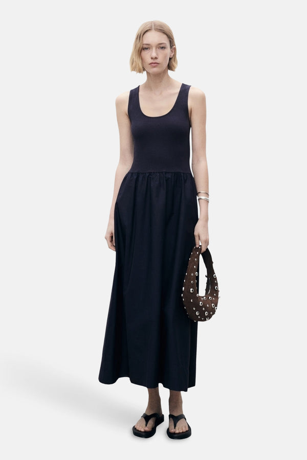 	Dames tops kleed zonder mouw Bleu - MANGO