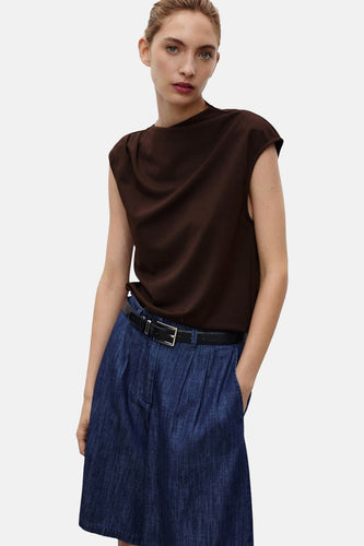 Bermuda - Dark blue denim - MANGO