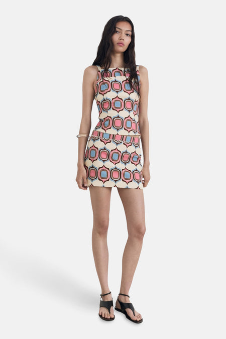 Jupe courte - Multicolore