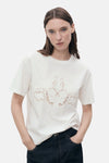 Top uni manche courte Multicolore - MANGO