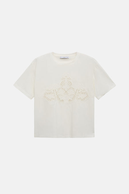 Top uni manche courte Multicolore - MANGO