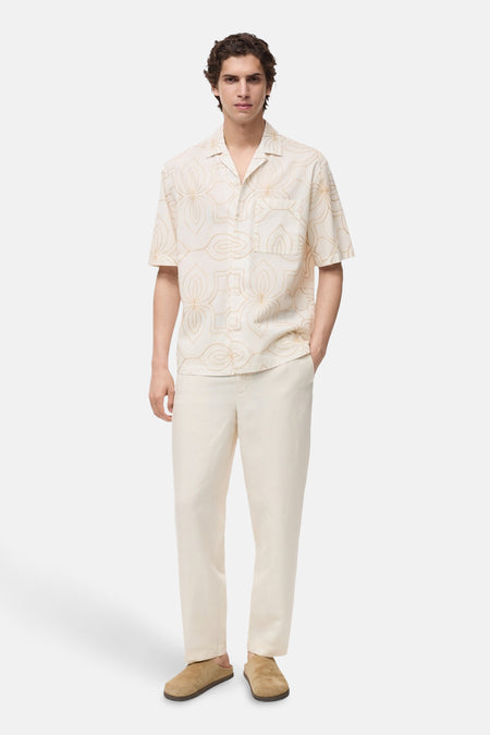 Chemise (manches courtes) Blanc - MANGO