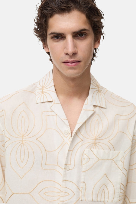 Chemise à manches courtes - blanc