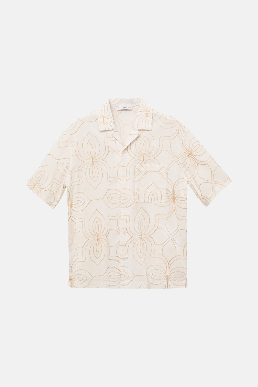Chemise à manches courtes - blanc - MANGO