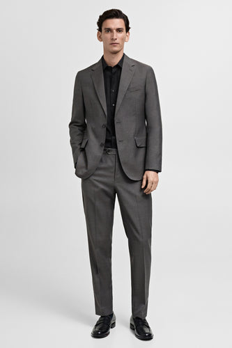 Chemise à manches longues - Noir - MANGO