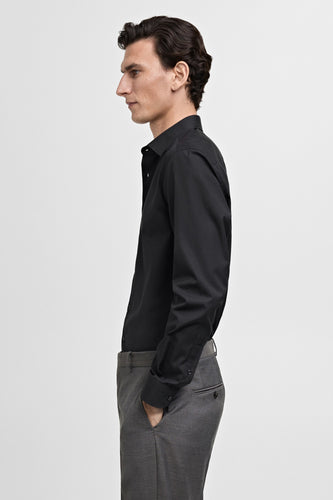 Chemise à manches longues - Noir