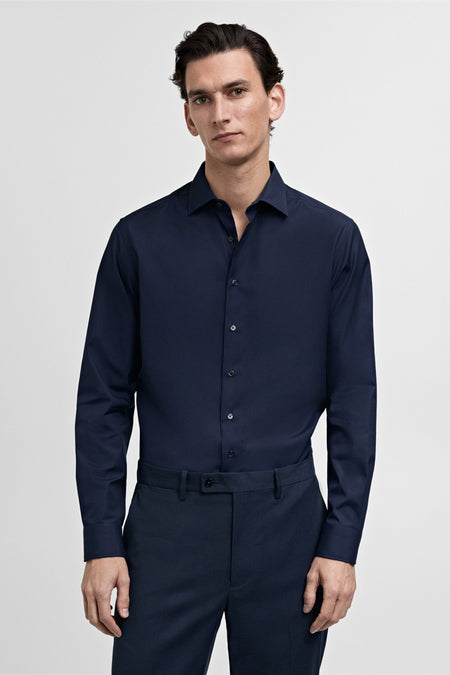 Chemise (manches longues) Bleu - Mango