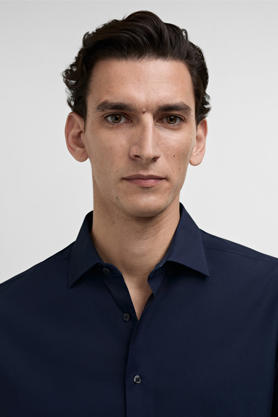 Chemise à manches longues - bleu - MANGO