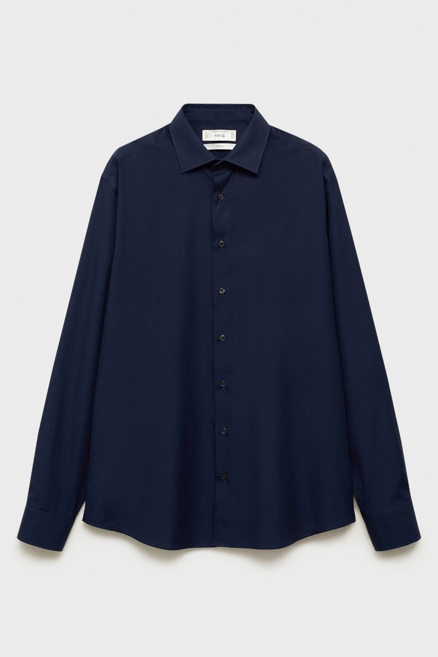 Chemise à manches longues - bleu - MANGO