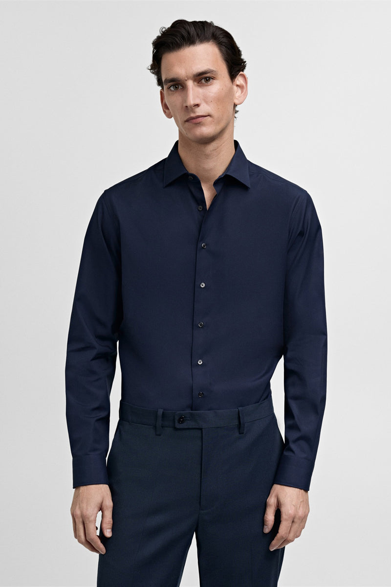 Chemise (manches longues) Bleu - Mango