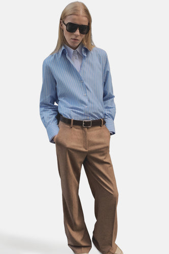 Chemise à manches longues - bleu