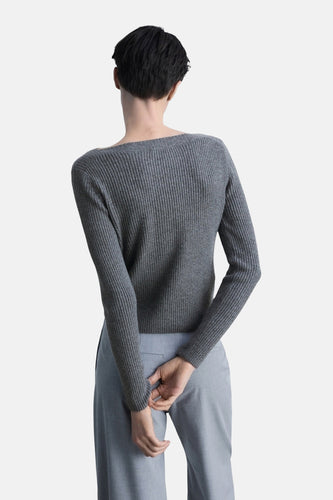 Pull à col rond - Gris - MANGO