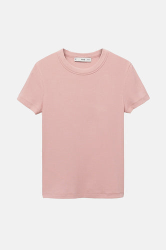 T-shirt à manches courtes - rose - MANGO