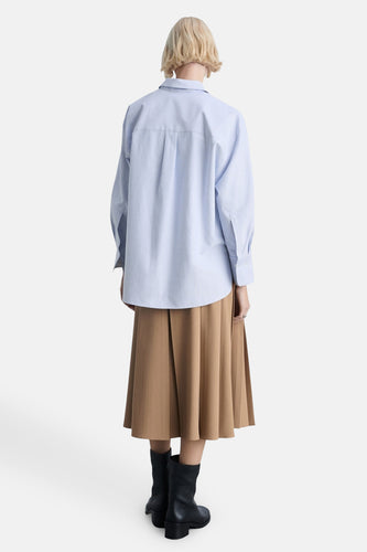 Chemise à manches longues - bleu - MANGO - 6