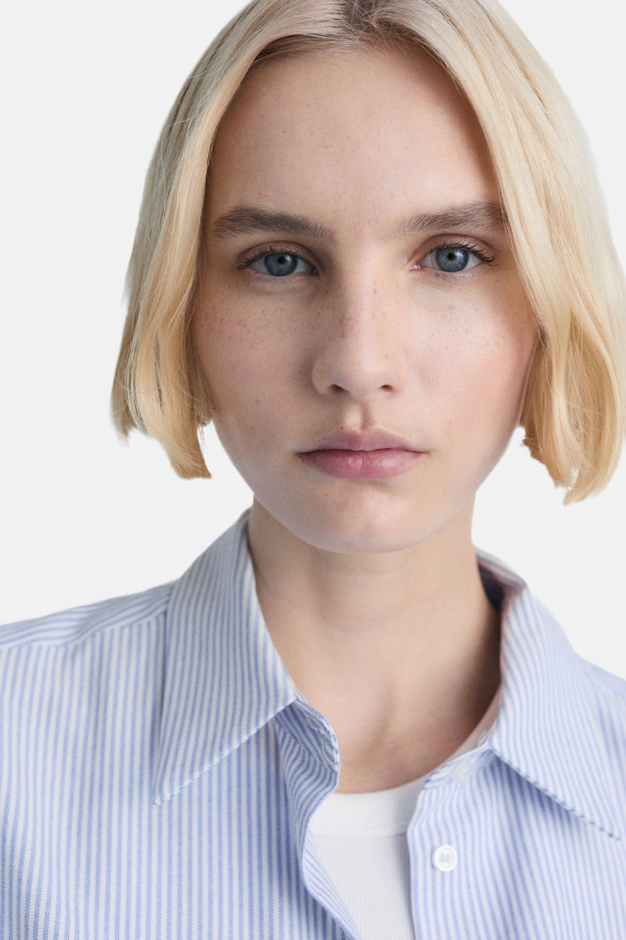 Chemise à manches longues - bleu - MANGO - 4