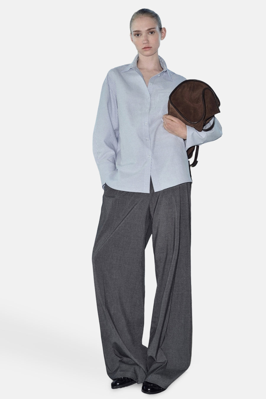 Chemise à manches longues - bleu - MANGO - 5