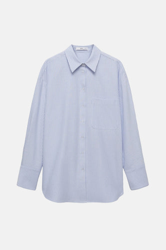 Chemise à manches longues - bleu - MANGO - 6
