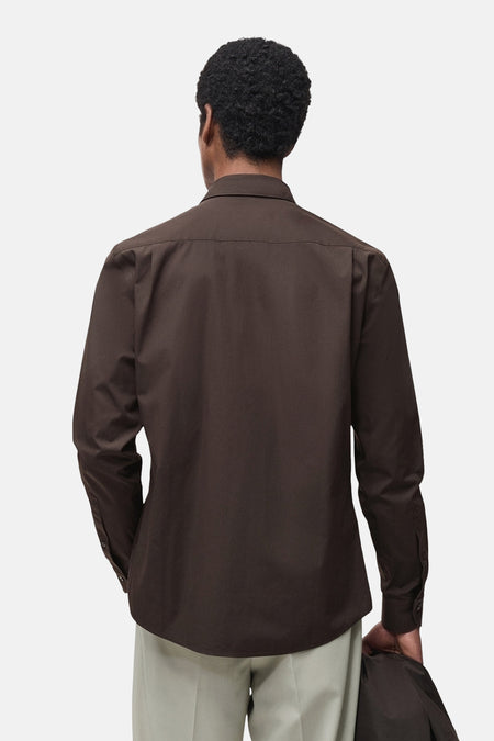 Chemise (manches longues) Brun - Mango