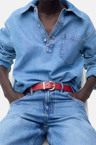 Ceinture rouge - MANGO