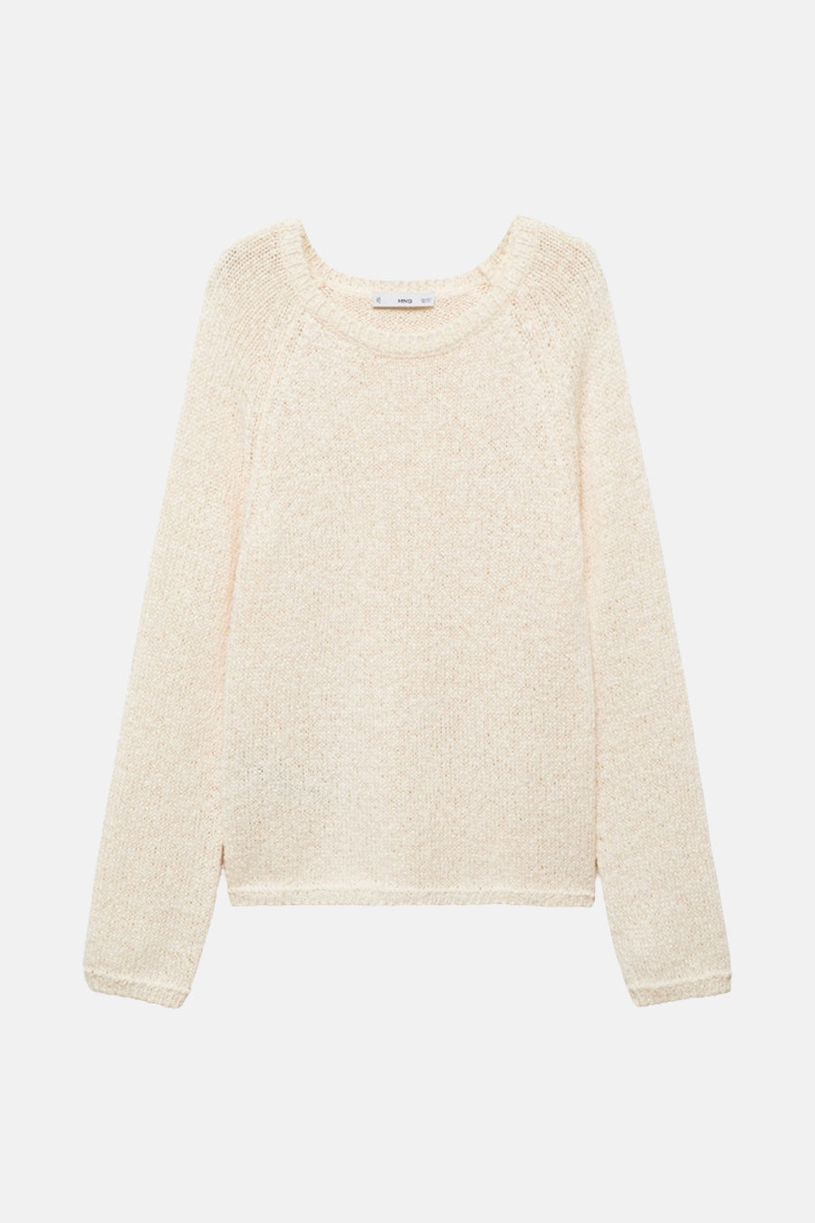 Pull à col rond - écru - MANGO
