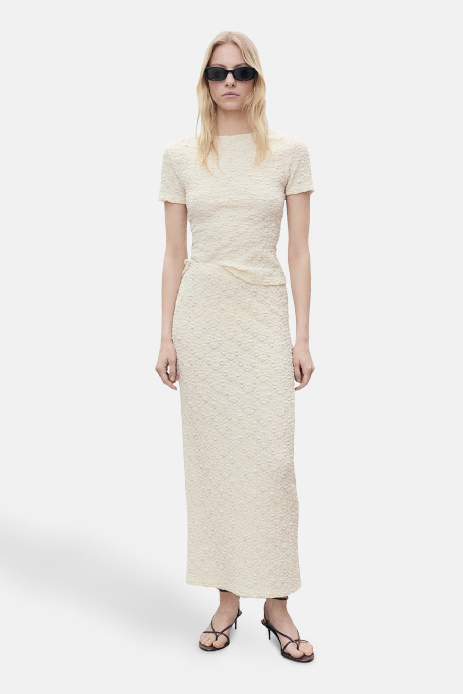 Jupe longue - écru - MANGO - 2