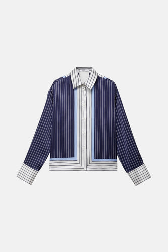 Chemise à manches longues - Bleu - MANGO - 5